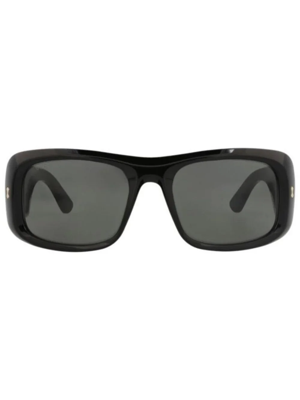 New Gucci Mens Square/Rectangle Black Black Grey Fashion Designer Sunglasses